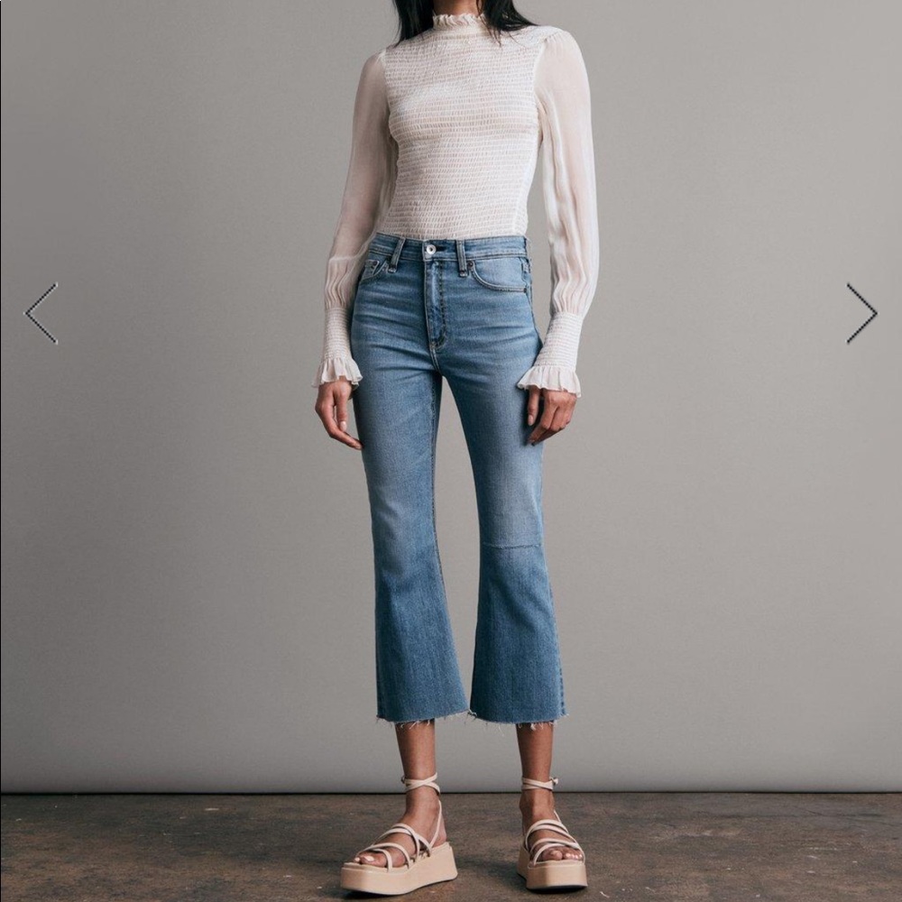 Rag & Bone High-Rise Shorty Flare PAZ